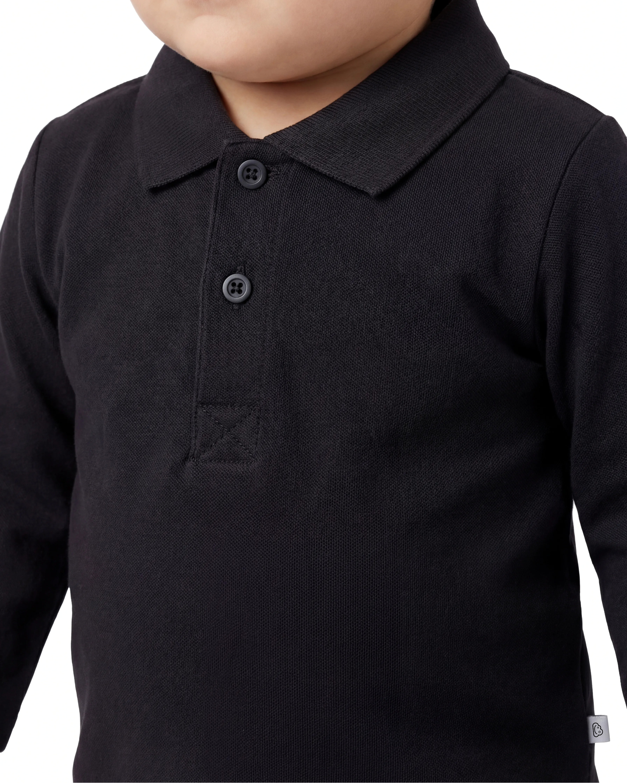 Black Polo Baby Shirt