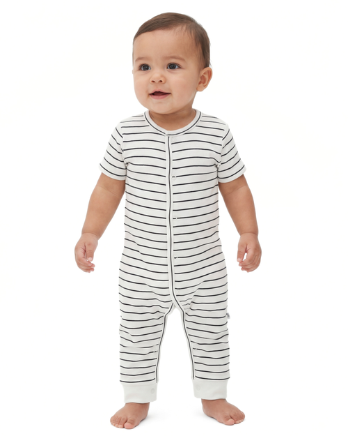 Stripe Baby Sleepsuit