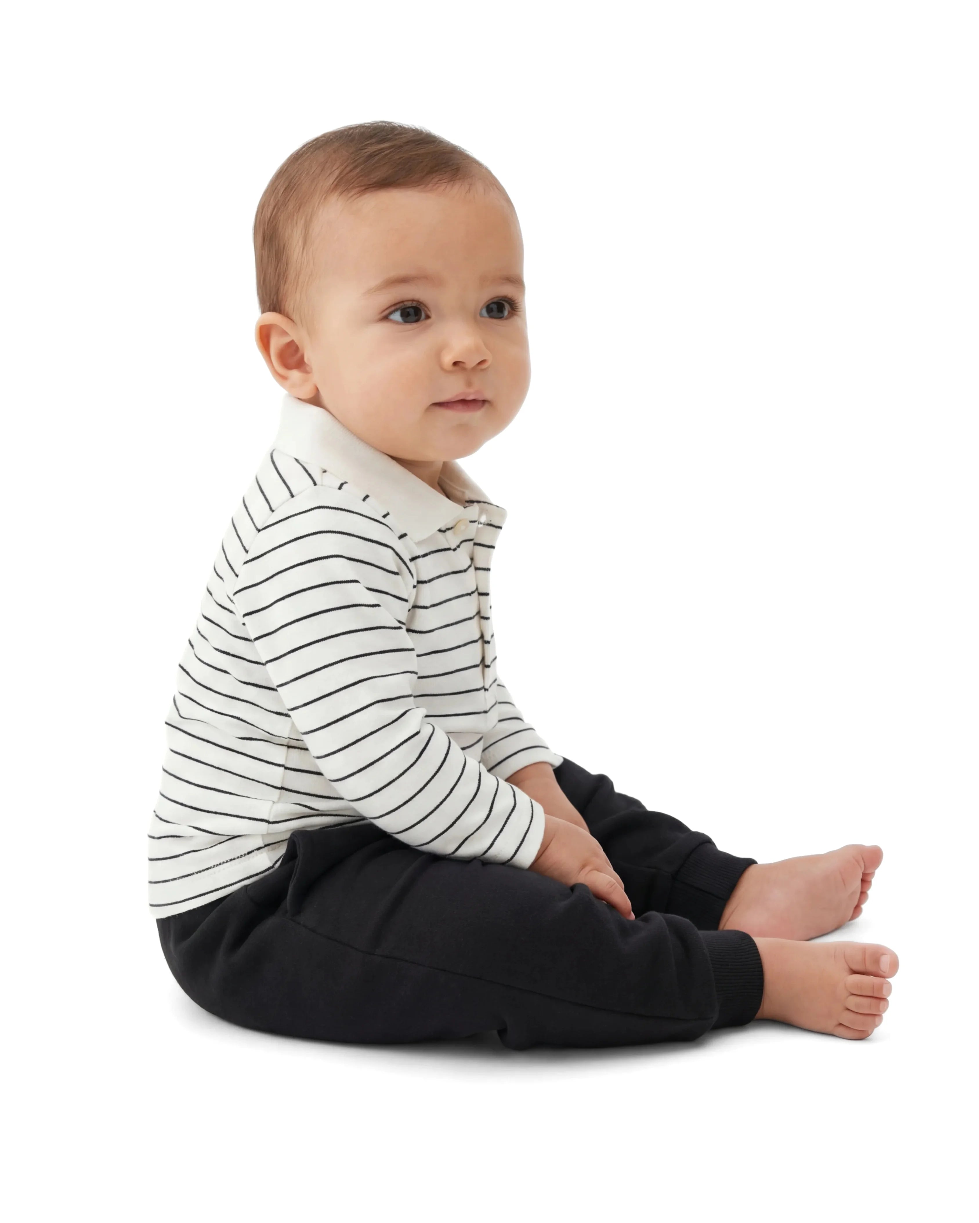 Striped Polo Baby Shirt